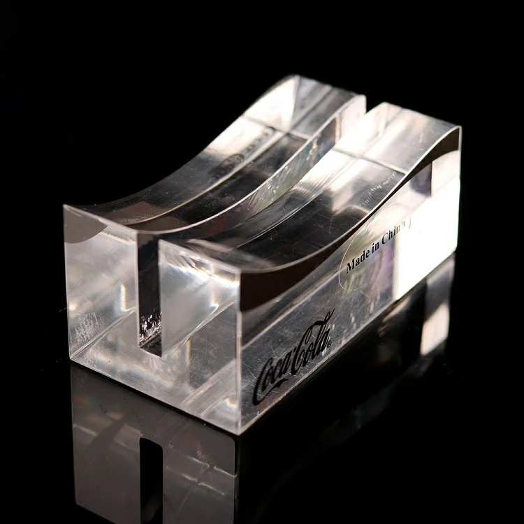 Acrylic Coca Cola Themed Curved Display Stand factory