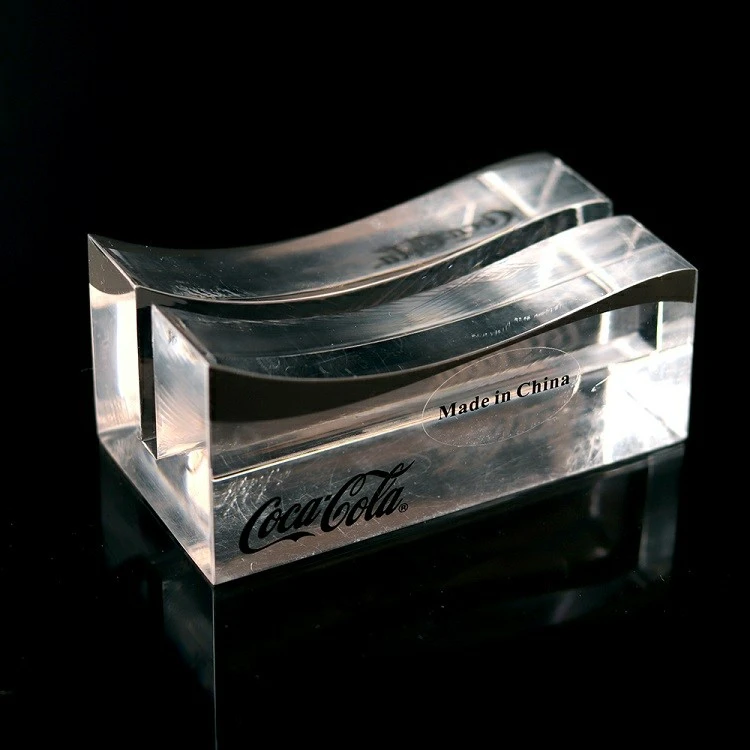 Acrylic Coca Cola Themed Curved Display Stand suppliers