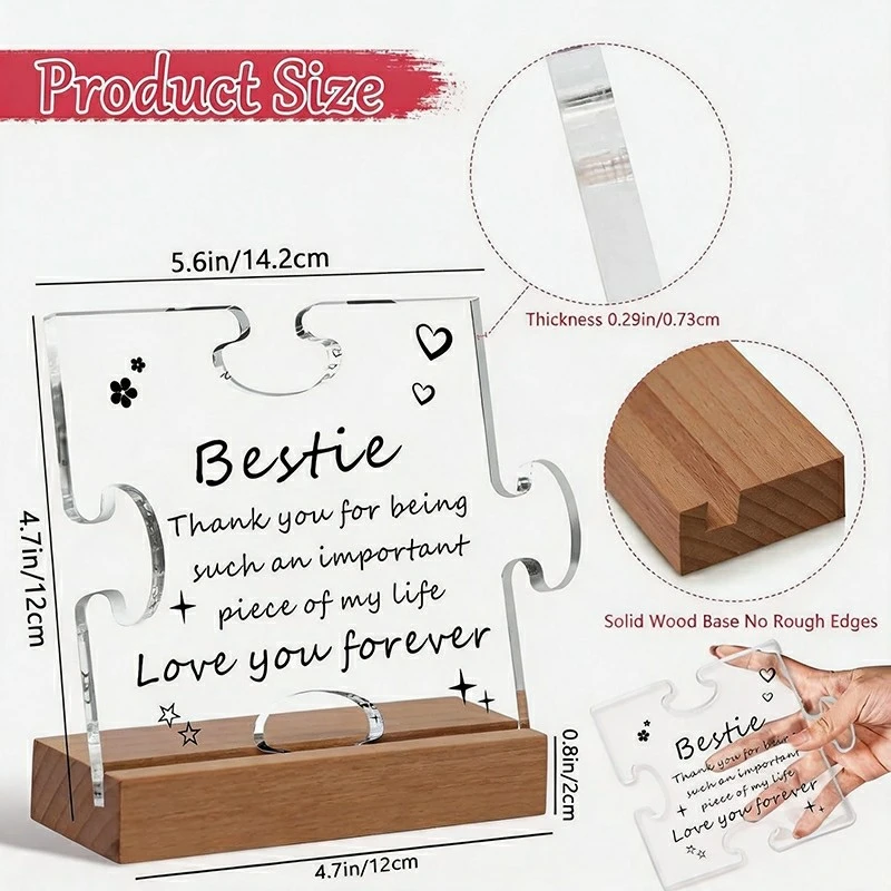 Acrylic Puzzle-Shaped Gift best