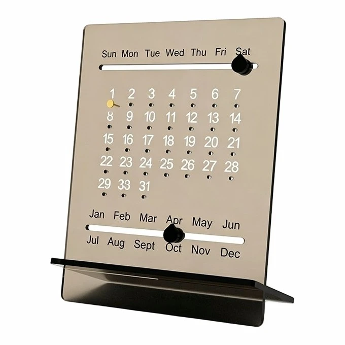 Acrylic Sliding Permanent Calendar Stand suppliers