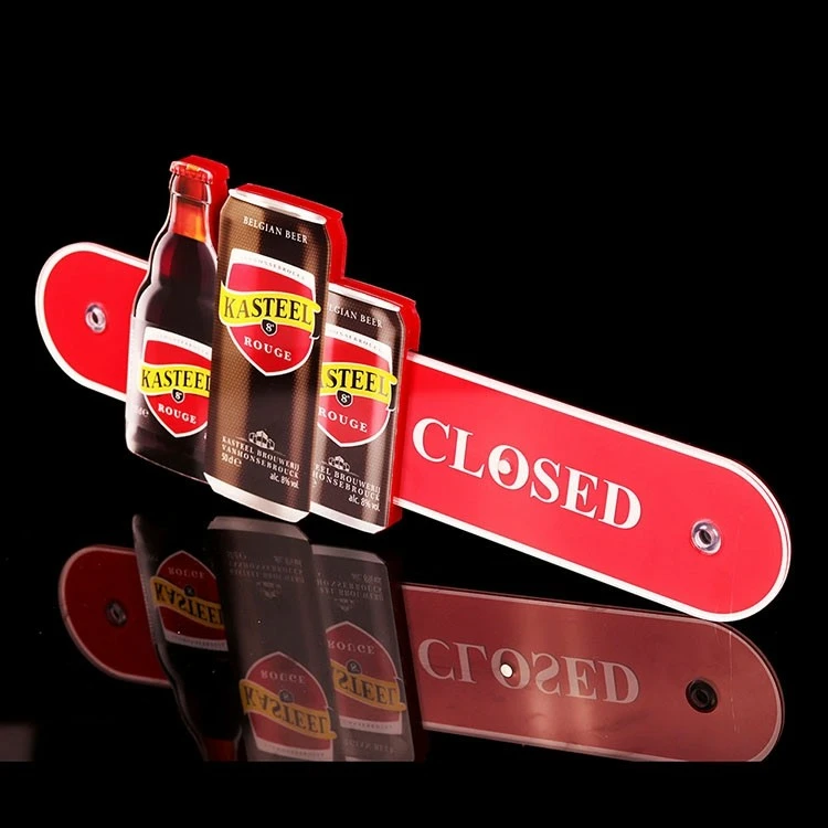 Acrylic Suction Cup Glass Door Business Sign factory