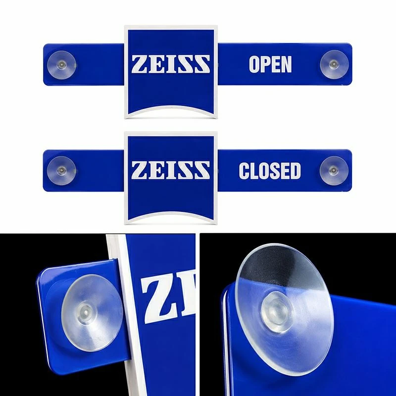 Acrylic Suction Cup Glass Door Business Sign