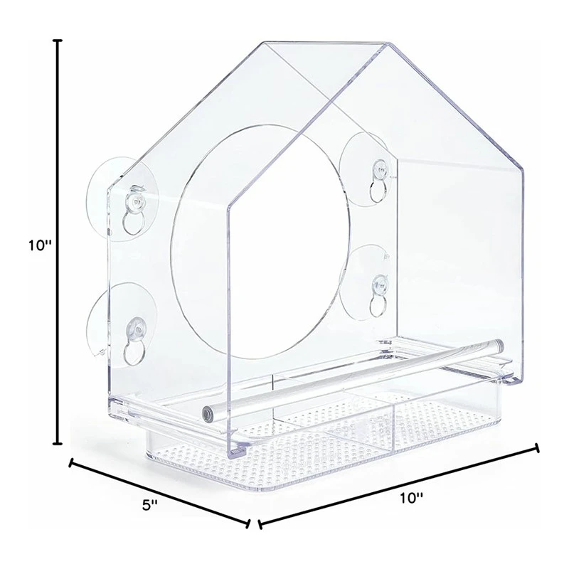 Acrylic Window Bird Feeder suppliers