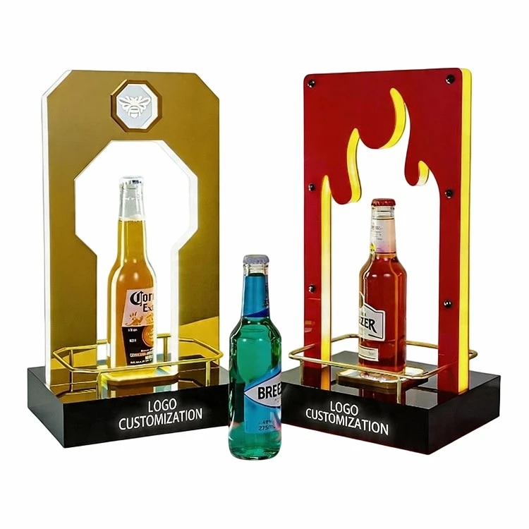 Bar Counter Promotional Bottle Display high quality