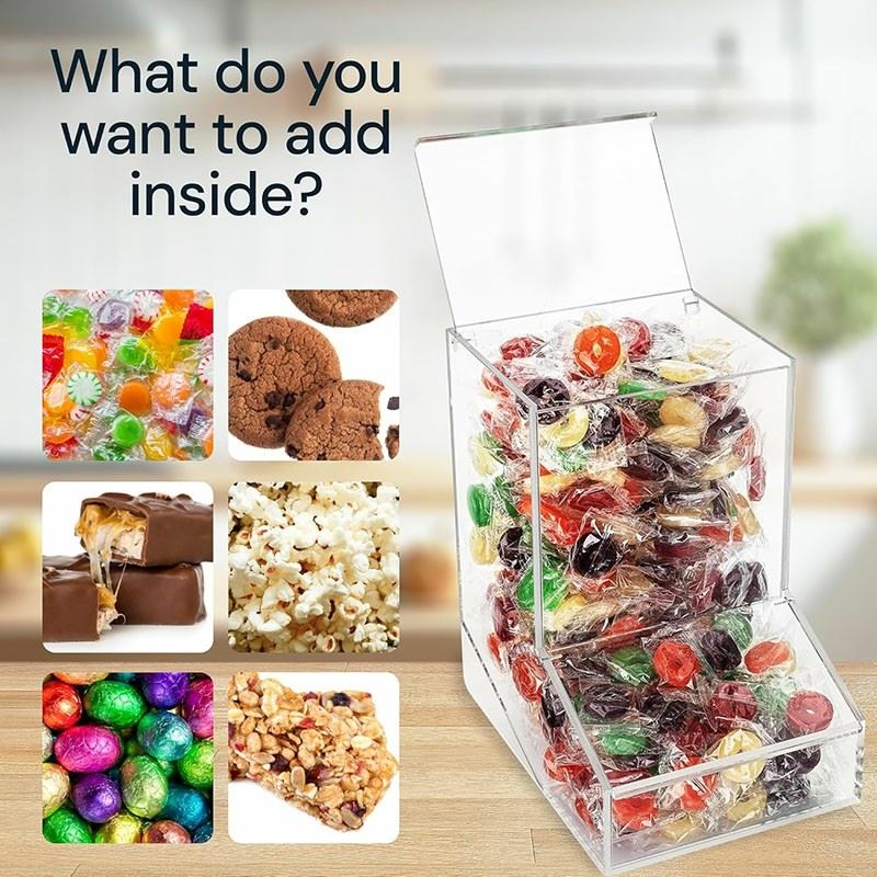 Clear Acrylic Self-Serve Candy Dispenser high quality