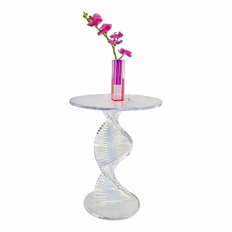 Clear Acrylic Spiral Side Table best