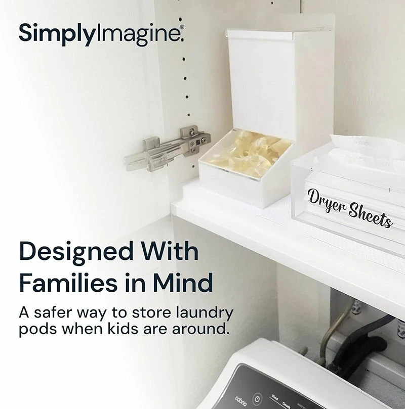 Clear Flip-Top Laundry Pod Dispenser best