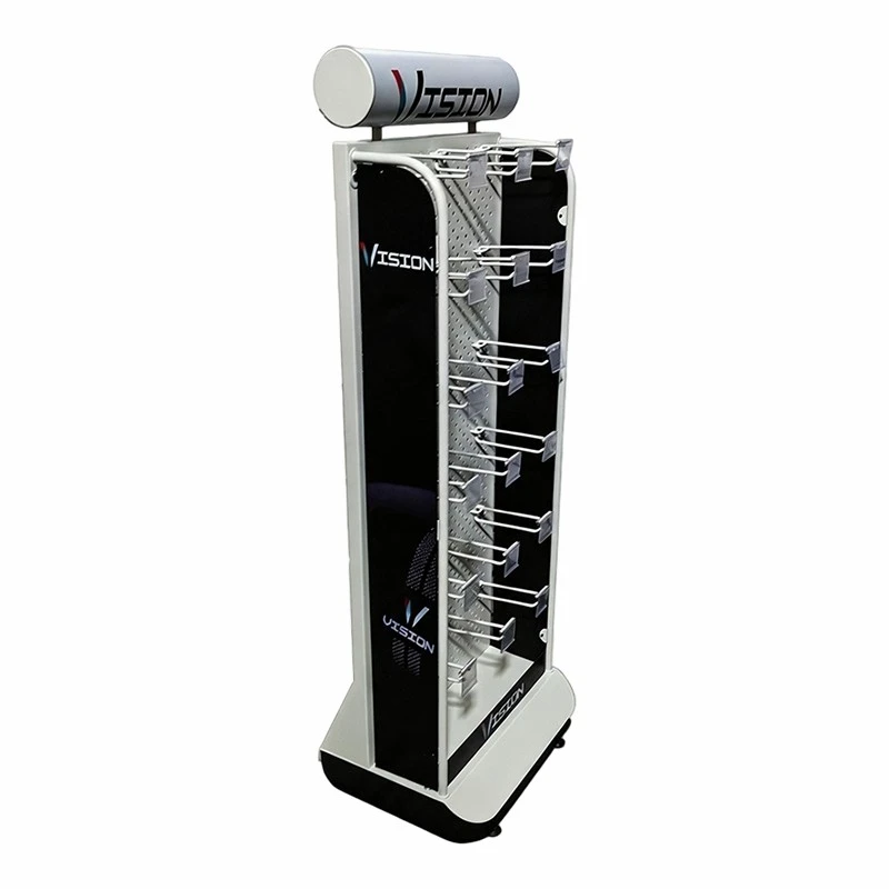 Double Sided Pegboard Hook Floor Display Stand high quality