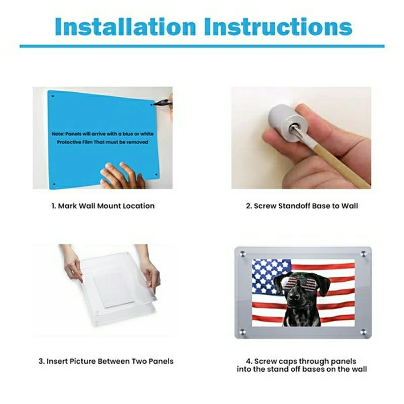 Floating Photo Display Frame high quality