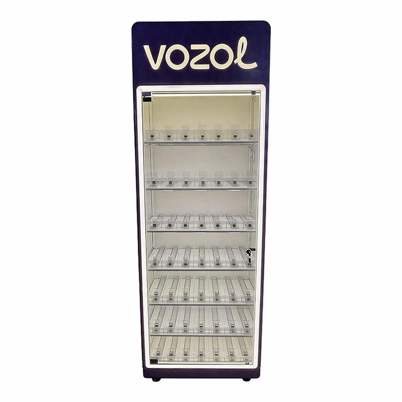 Floor-Standing Vape Display Cabinet