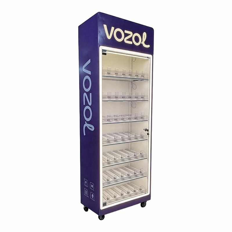 Floor-Standing Vape Display Cabinet factory
