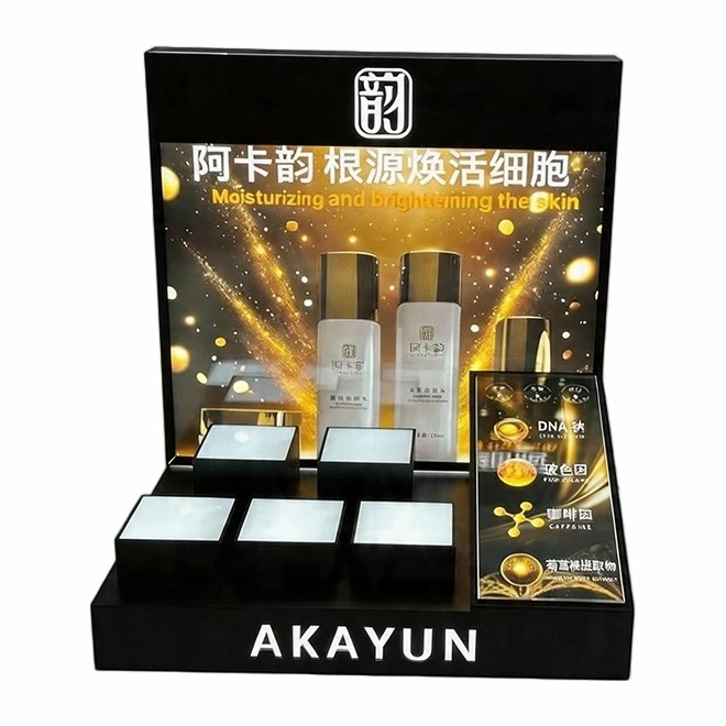 Lighted Skincare Display Stand factory