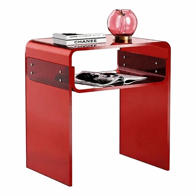 Modern Luxury Acrylic Side Table factory