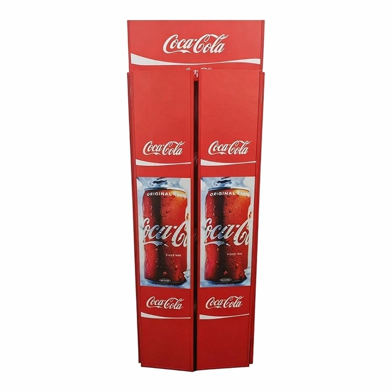Multi Tier Beverage Promotion Display Rack factory