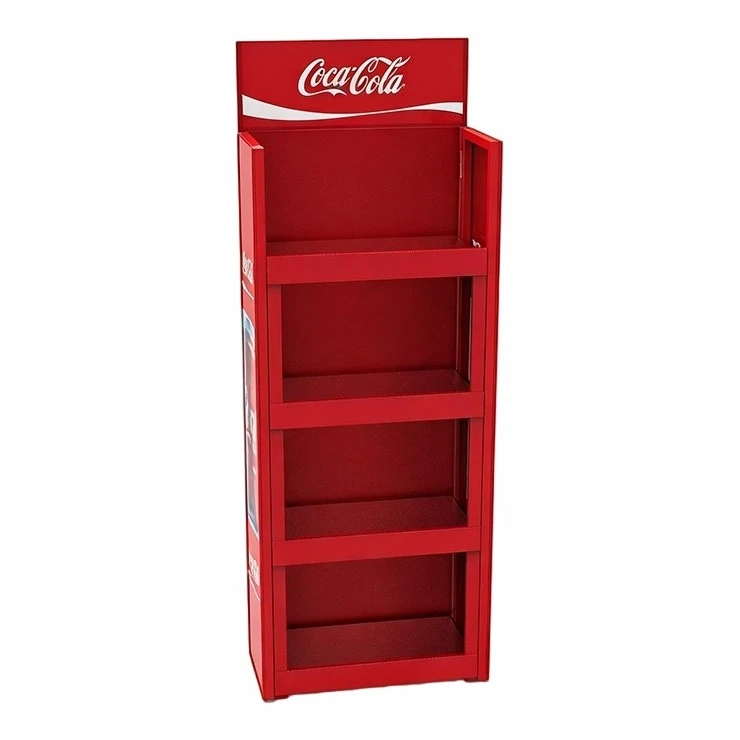 Multi Tier Beverage Promotion Display Rack high quality