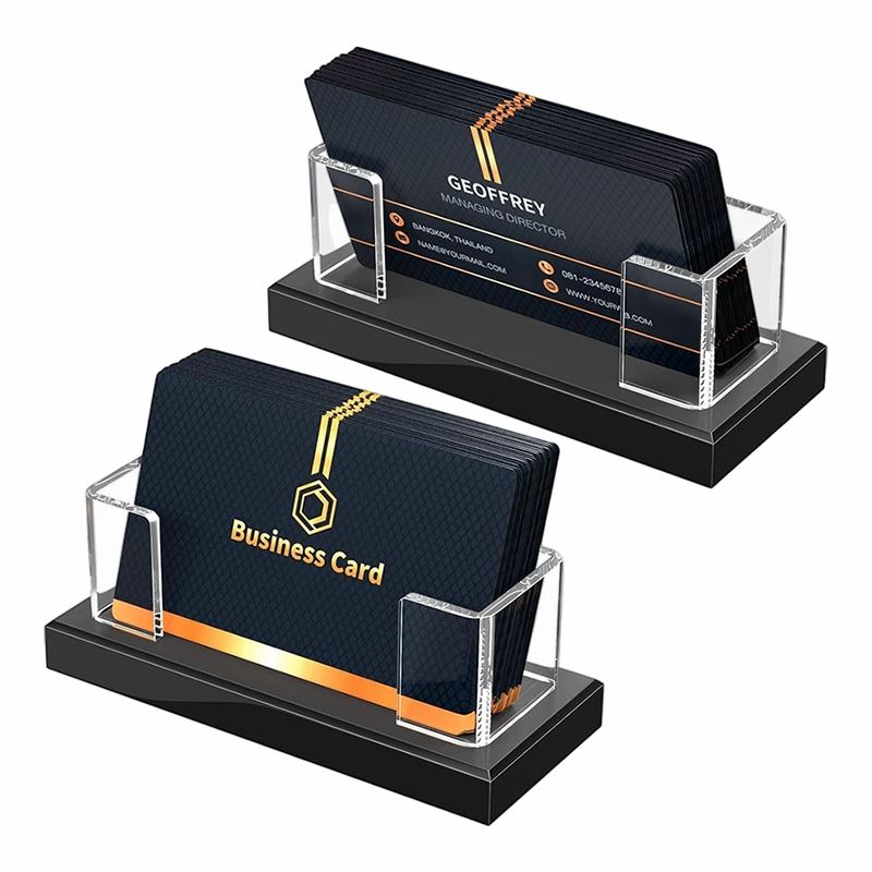 Office Desktop Business Card Organizer