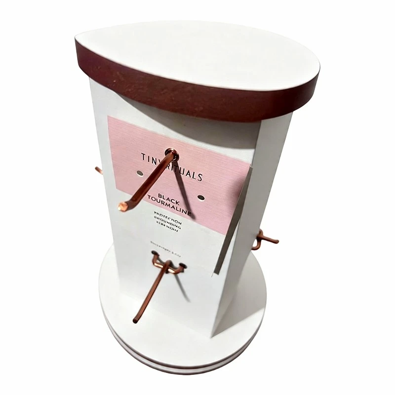 Round Rose Gold Hook Display Stand factory