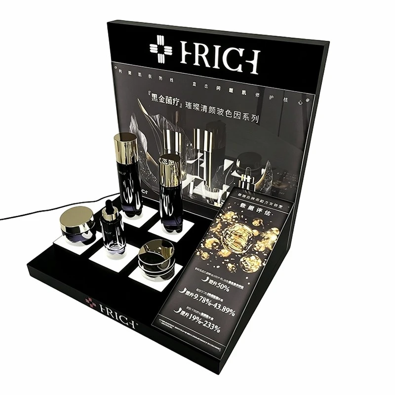 Skincare Counter Illuminated Display factory