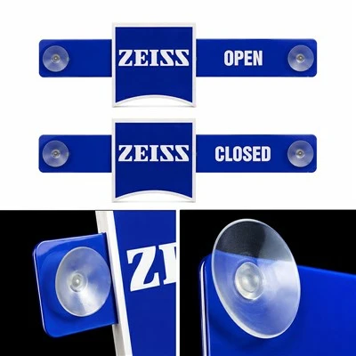 Acrylic Suction Cup Glass Door Business Sign