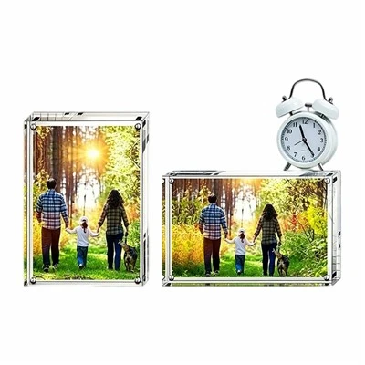 Double Sided Transparent Acrylic Photo Frame