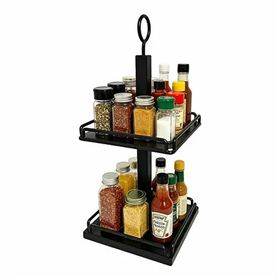 Kitchen Countertop Rotating Storage Rack