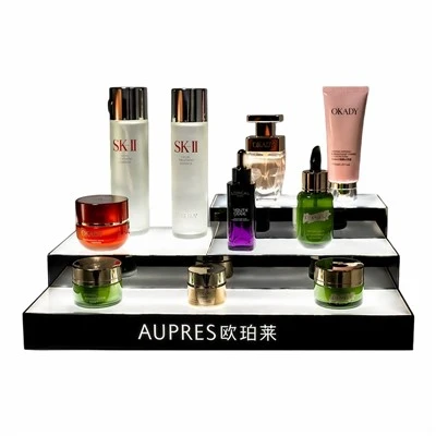 Tiered Skincare Display Stand
