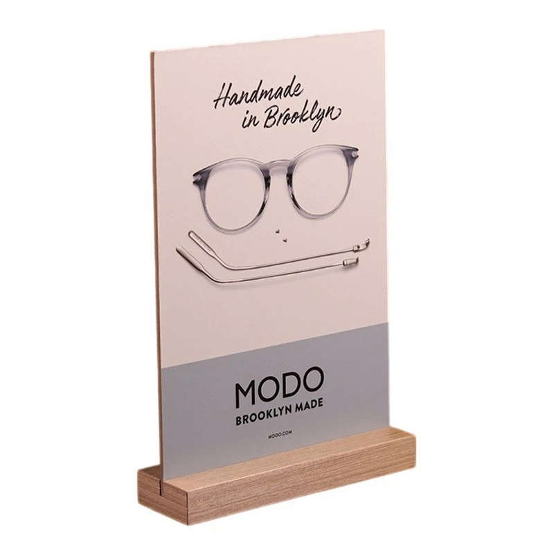 Solid Wood Base Table Sign high quality