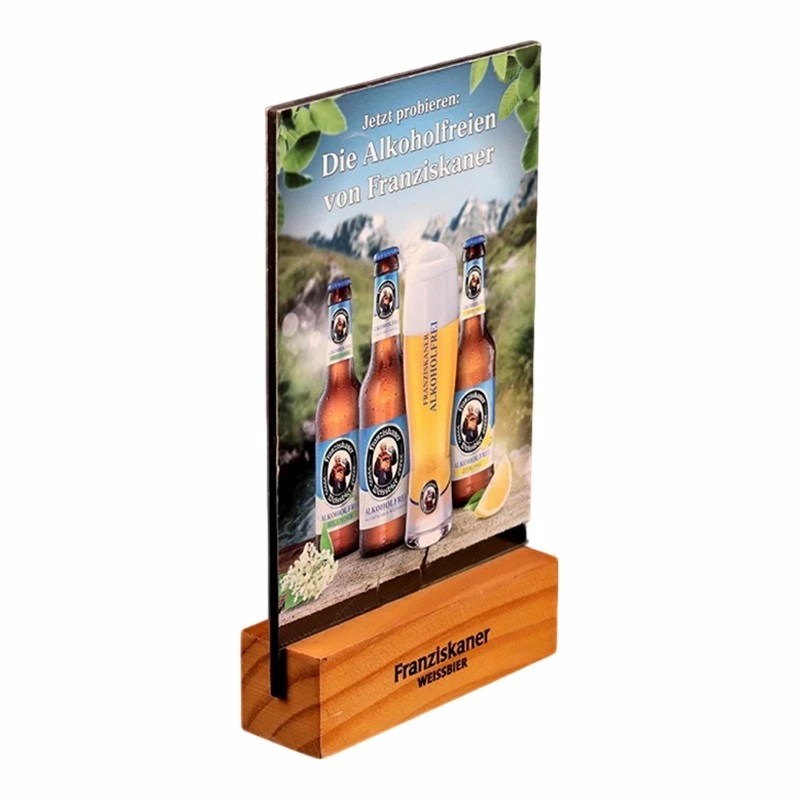 Solid Wood Base Table Sign suppliers