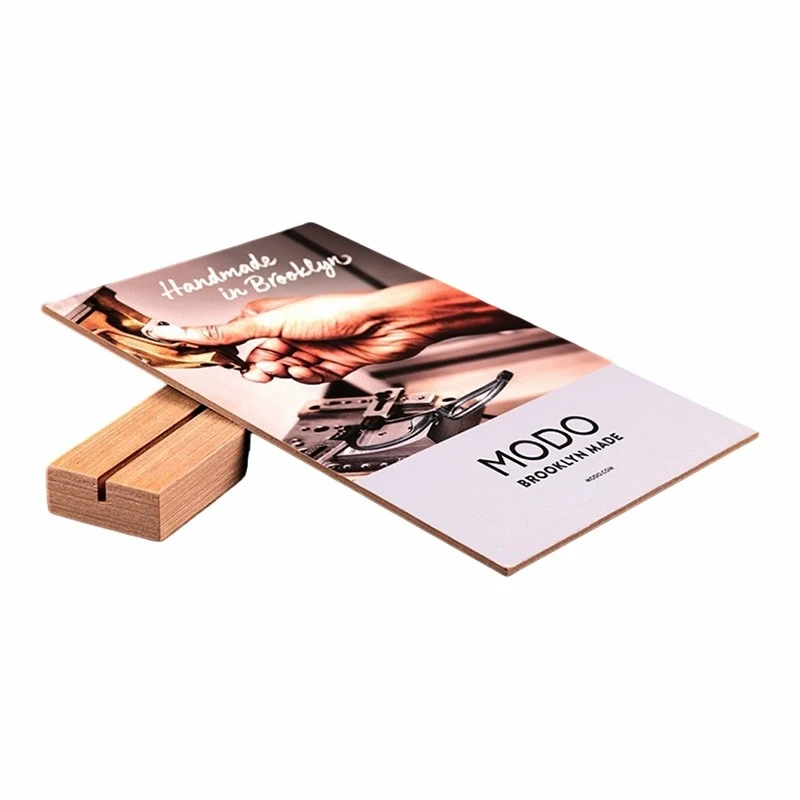Solid Wood Base Table Sign factory