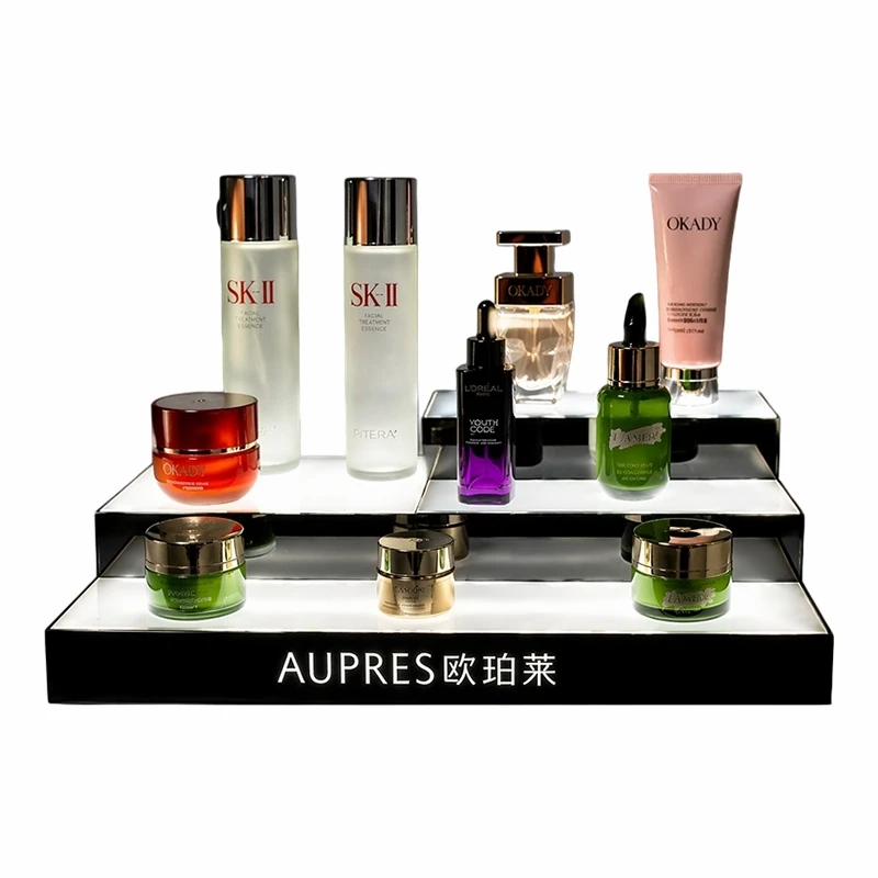 Tiered Skincare Display Stand