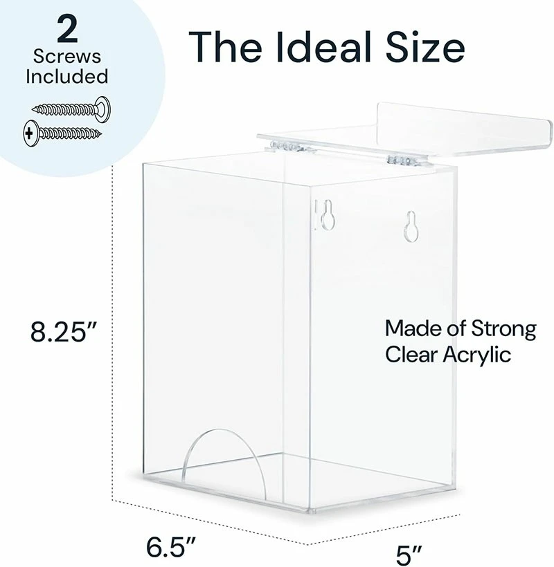 Wall-Mounted Acrylic Glove Dispenser best
